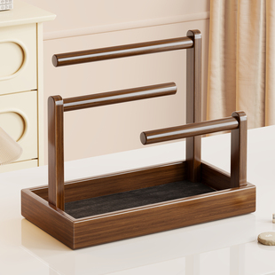 实木发箍收纳架桌面儿童发圈发夹皮筋头绳挂架首饰架发绳收纳架子