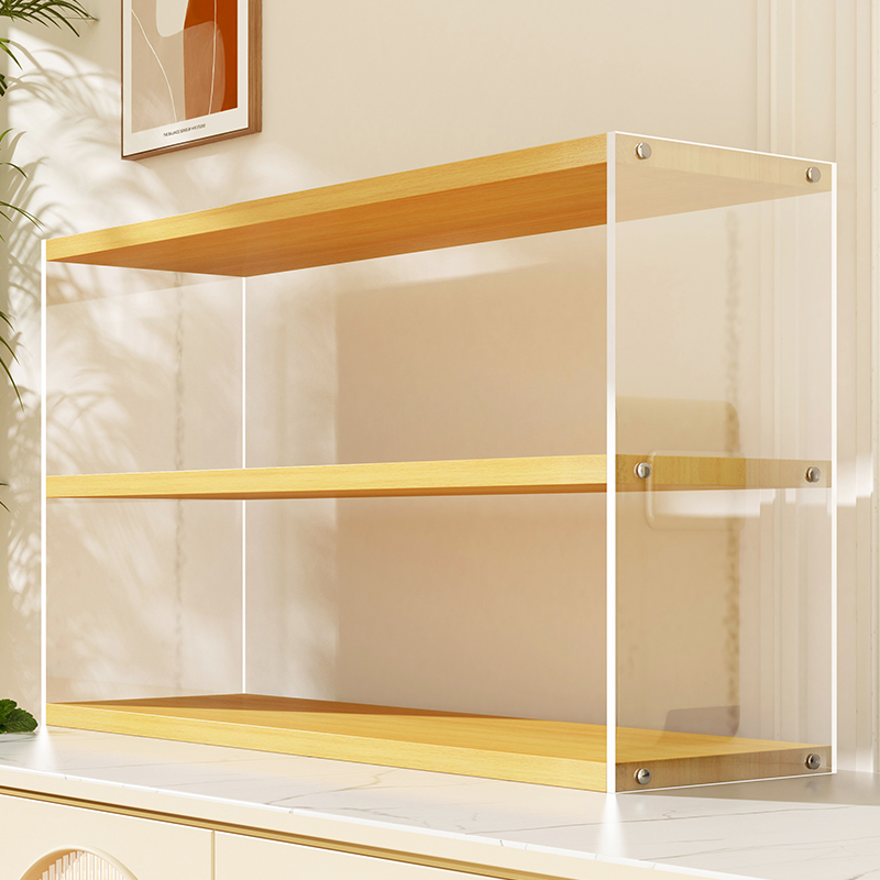 客厅桌面置物架亚克力台面收纳架