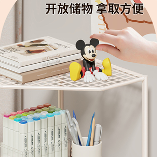 转角书架墙角置物架桌面角落整理书桌上宿舍床上拐角收纳置物架