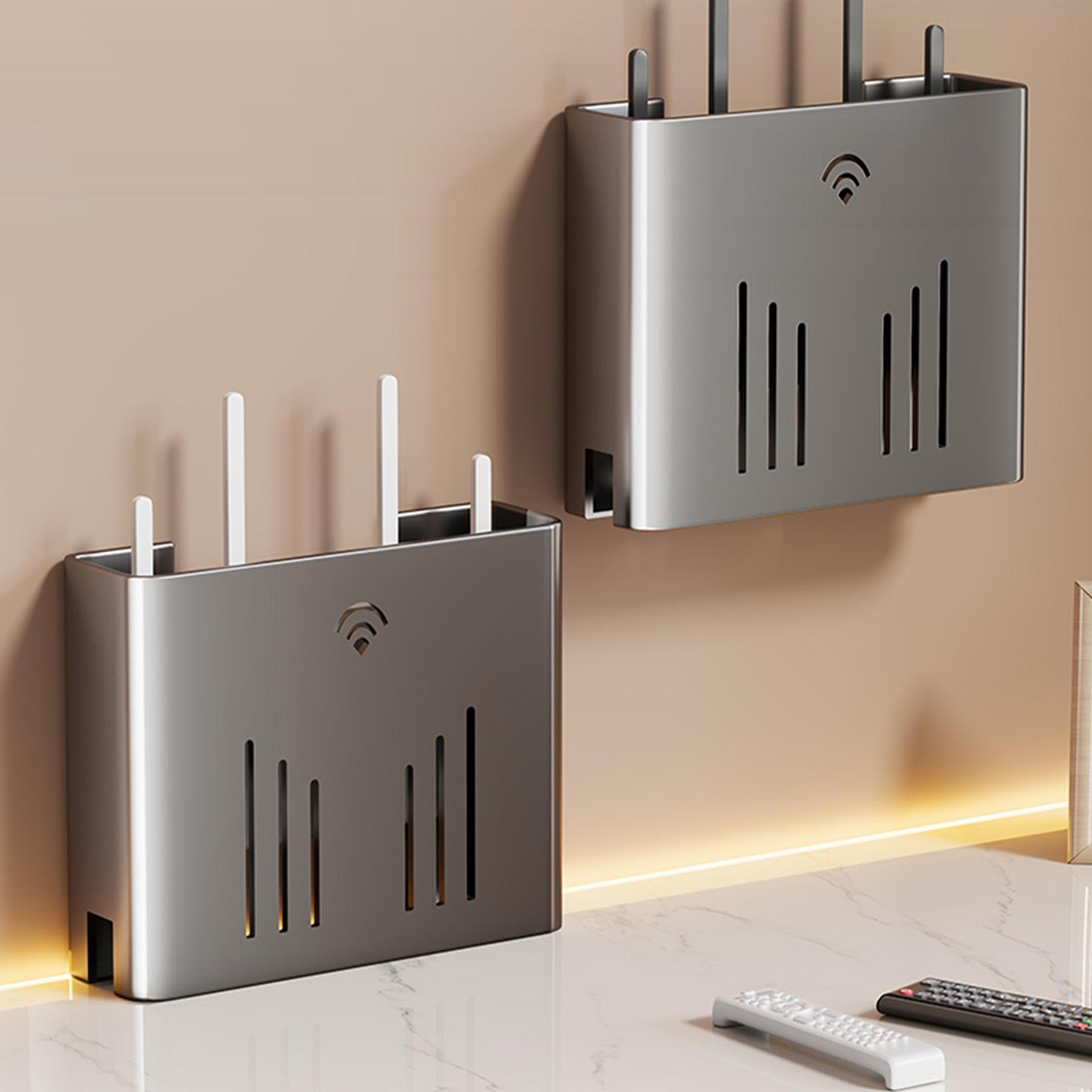 光猫放置储物架固定器家用wifi架