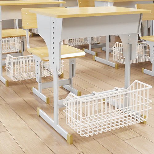 桌下侧边挂篮学生书桌收纳置物架