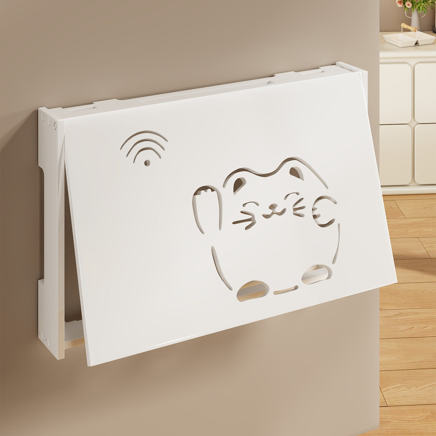 路由器收纳盒多媒体盒遮挡箱