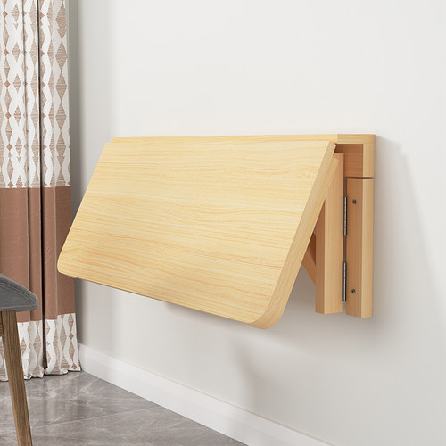 折叠桌不占空间实木支架