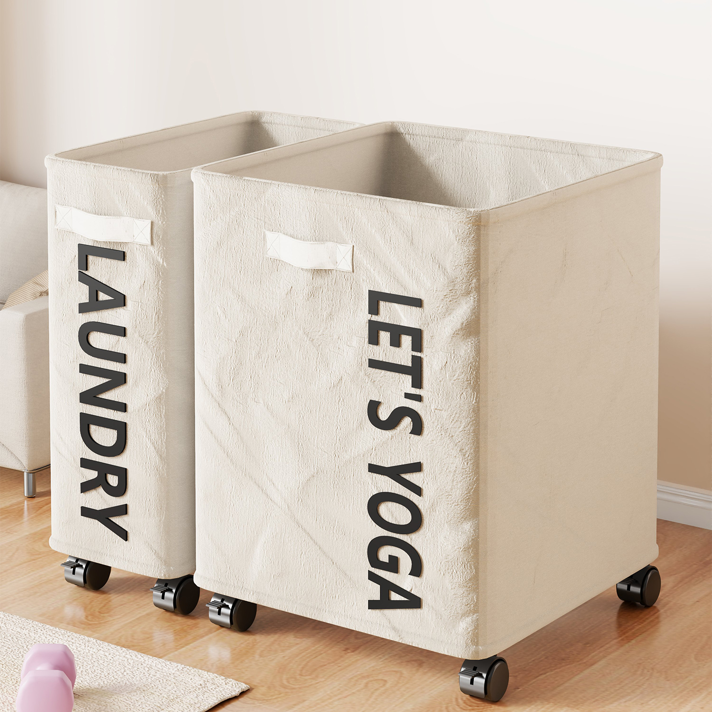 瑜伽垫收纳筐大容量泡沫滚轴