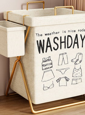 脏衣篓脏衣篮家用可折叠收纳筐宿舍带盖洗衣桶浴室放脏衣服高颜值