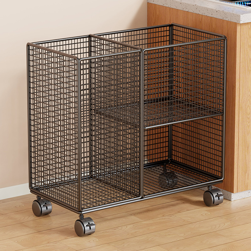 落地分层可移动带轮厨