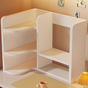 桌面书架转角置物架书桌多层不占地方小型书柜家用书桌书本收纳架