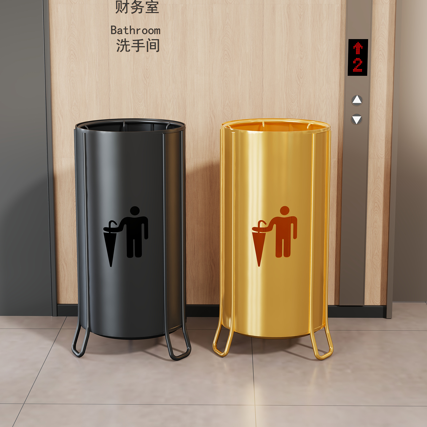 公司雨伞架商用收纳置物架收纳架