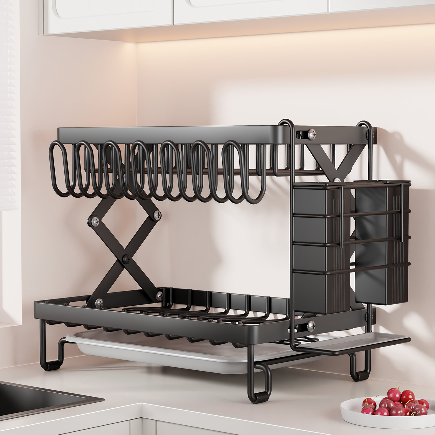 厨房置物架碗筷收纳架