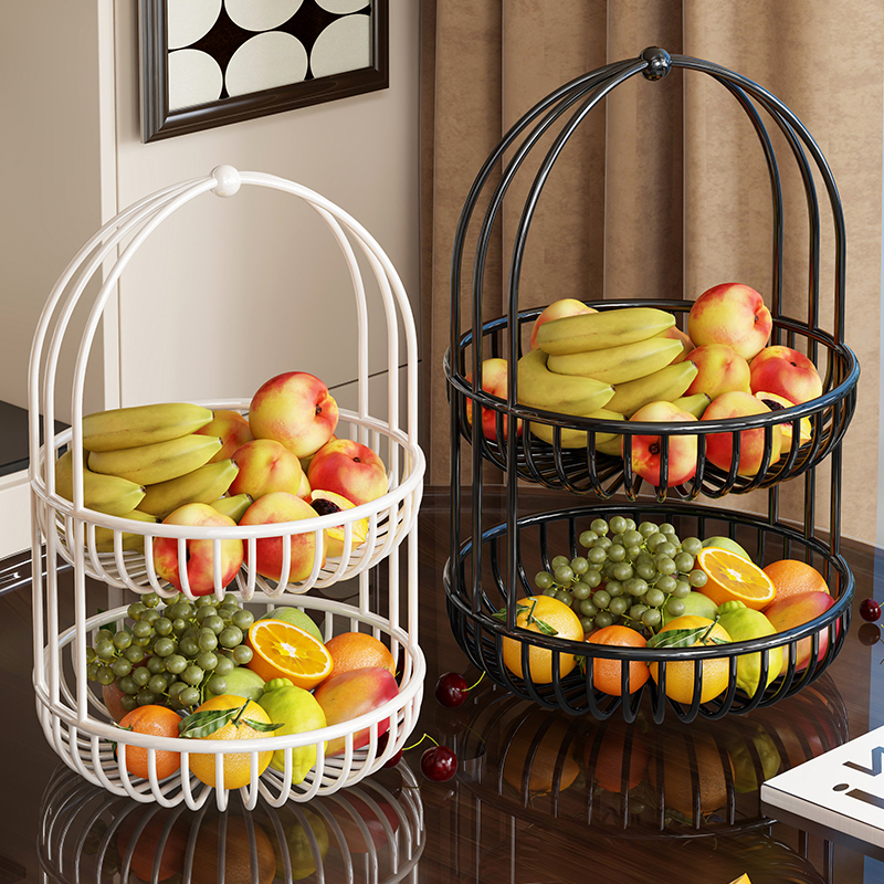 轻奢手提果篮 优质金属 美观实用