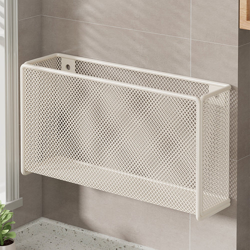 保鲜袋调味品无痕储物篮保鲜膜卫生纸简约铁艺放置架免打孔储物篮