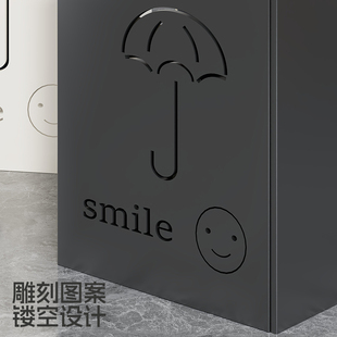 雨伞收纳架门口放雨伞置物架家用入户门放伞桶沥水架商用放伞神器