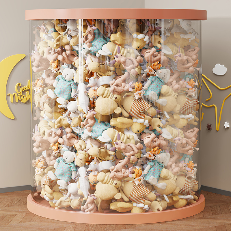 娃娃收纳桶家用儿童装玩偶放大公