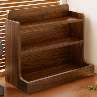 桌面杯架中古置物架家用餐桌多层台面水杯架咖啡店转角收纳展示柜