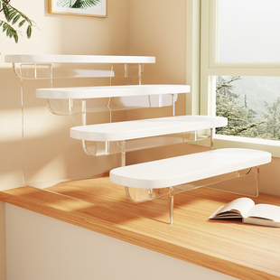 亚克力小型多肉放置架2025新款梯形花盆托架客厅窗台花架展示架子