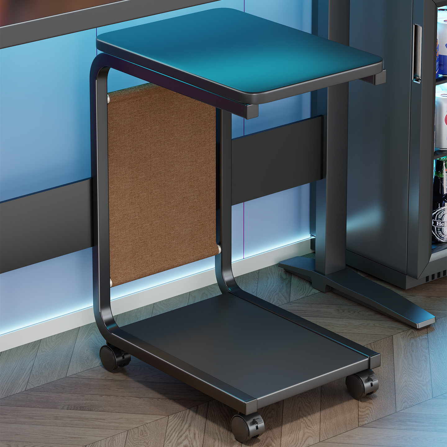 台式主机托架打印机一体置物架