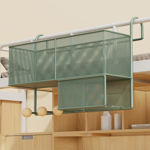 宿舍床边置物架免打孔悬挂式