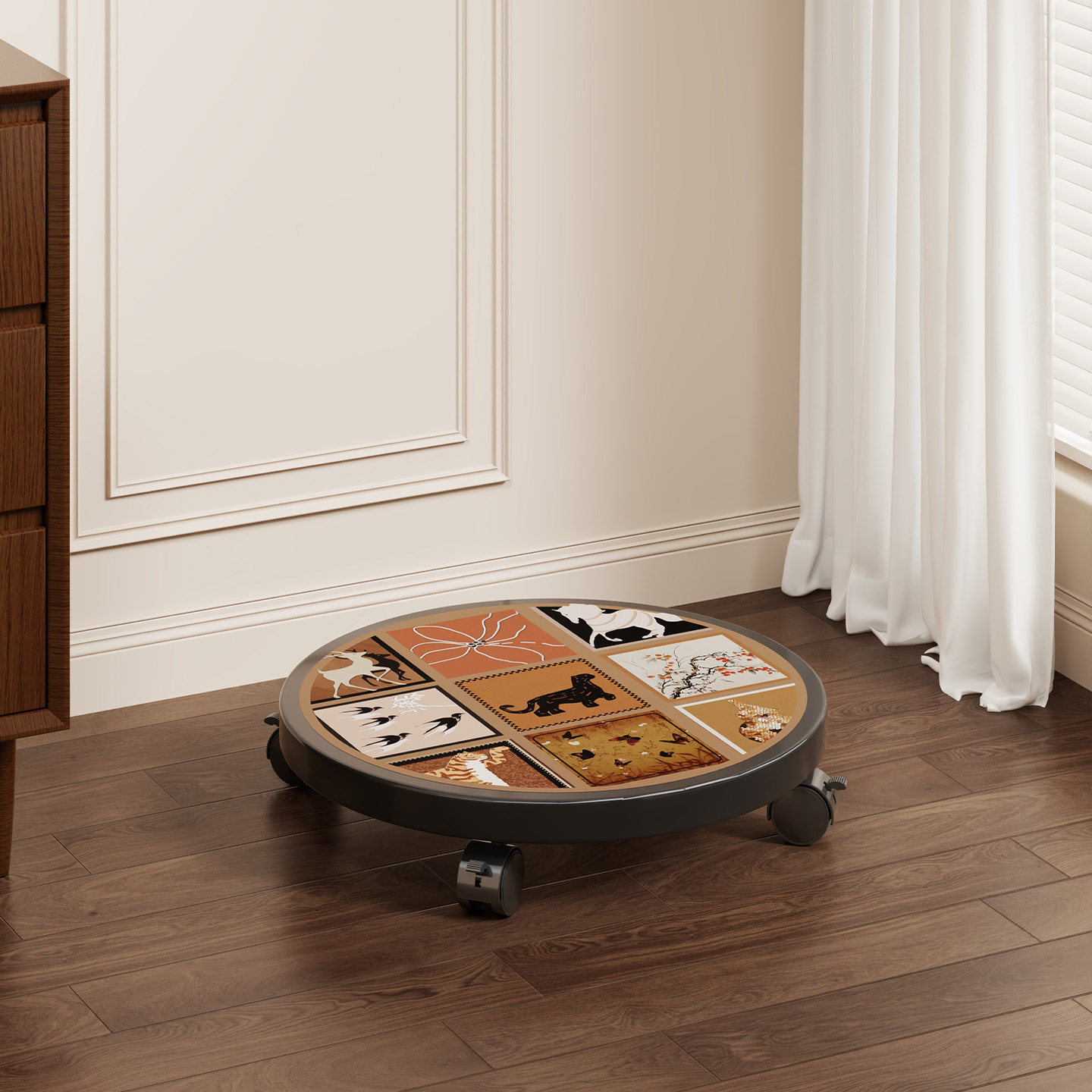 移动花架子客厅落地式阳台绿植花架置物架万向轮庭院多肉花盆托架,住宅家具,花架/花几,淘宝优惠券,粉丝福利购,淘宝优惠卷