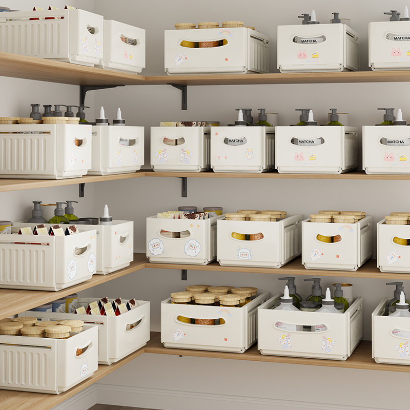 杂物收纳盒柜上塑料整理神器