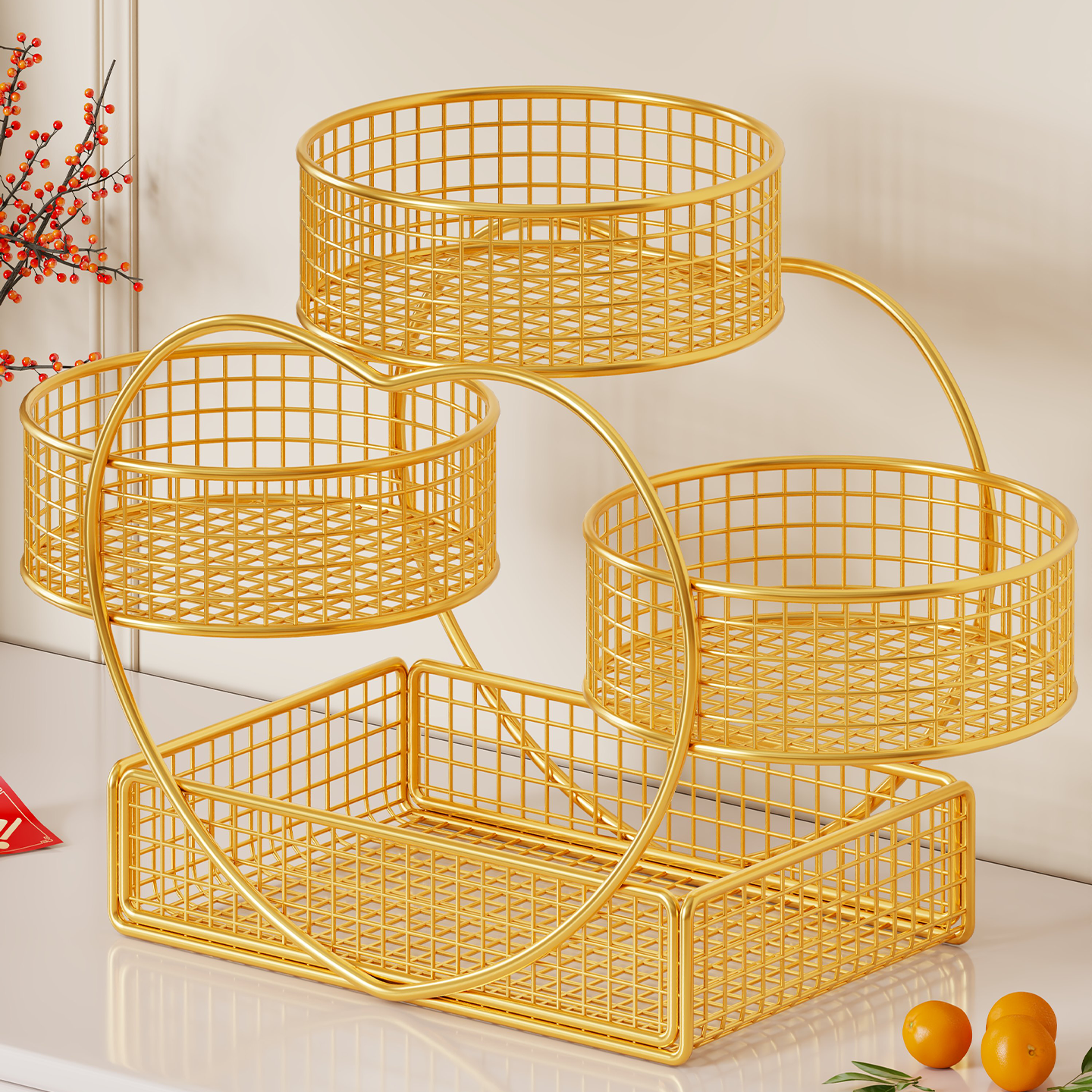 水果盘置物架客厅家用水果篮