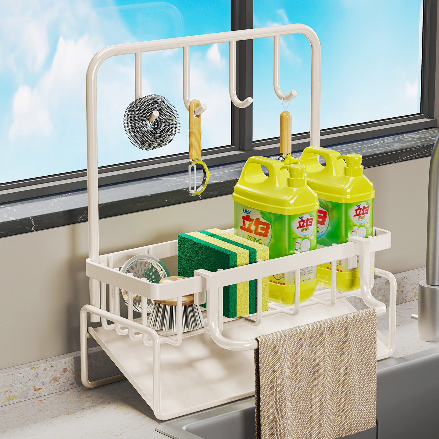 水槽沥水架免打孔可壁挂