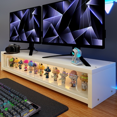 电脑增高架盲盒手办收纳架展示架