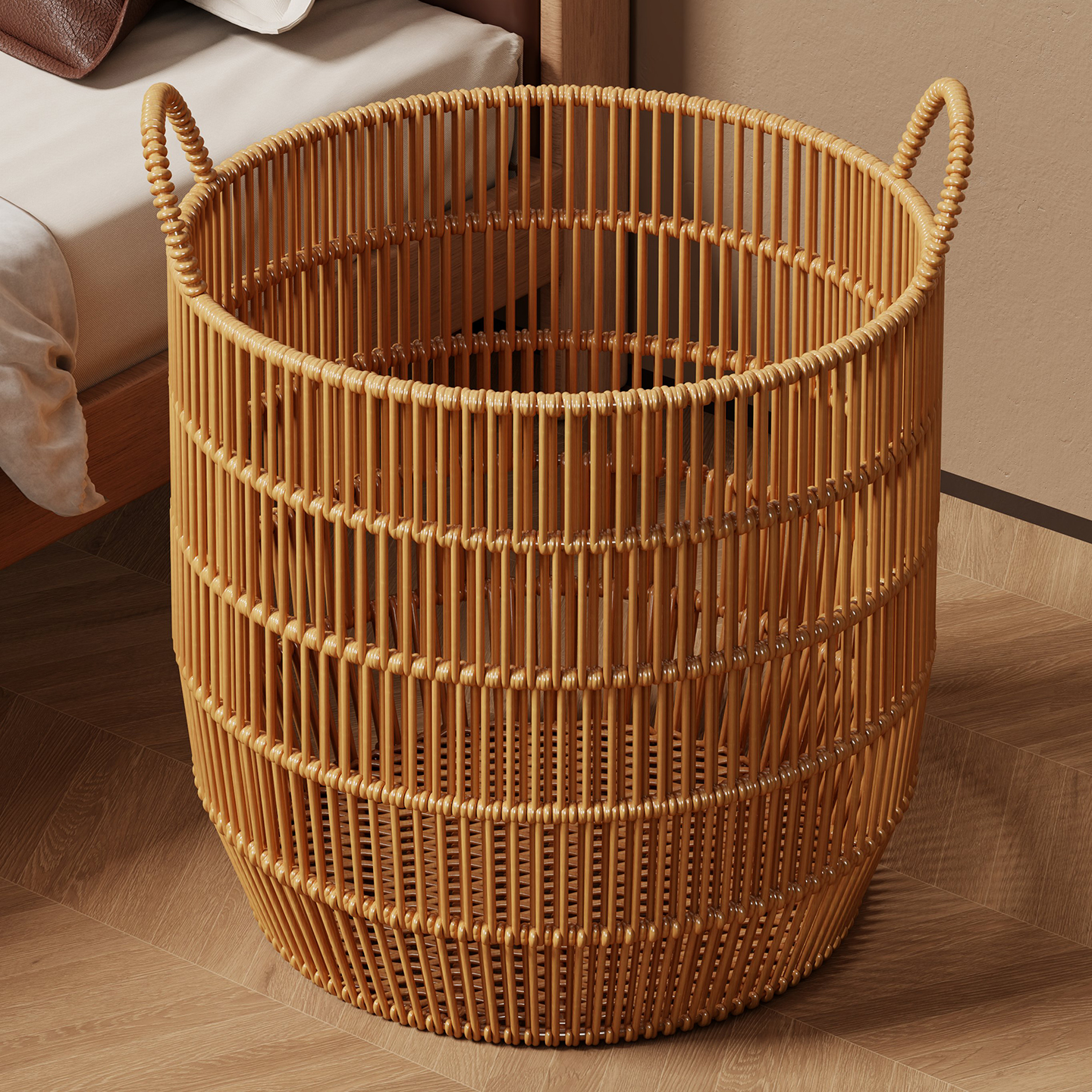 仿藤编脏衣篓大容量轻奢高颜值