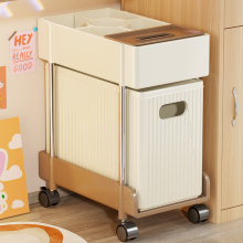 桌下置物架办公室工位放包神器可移动落地书架抽屉式小推车收纳架
