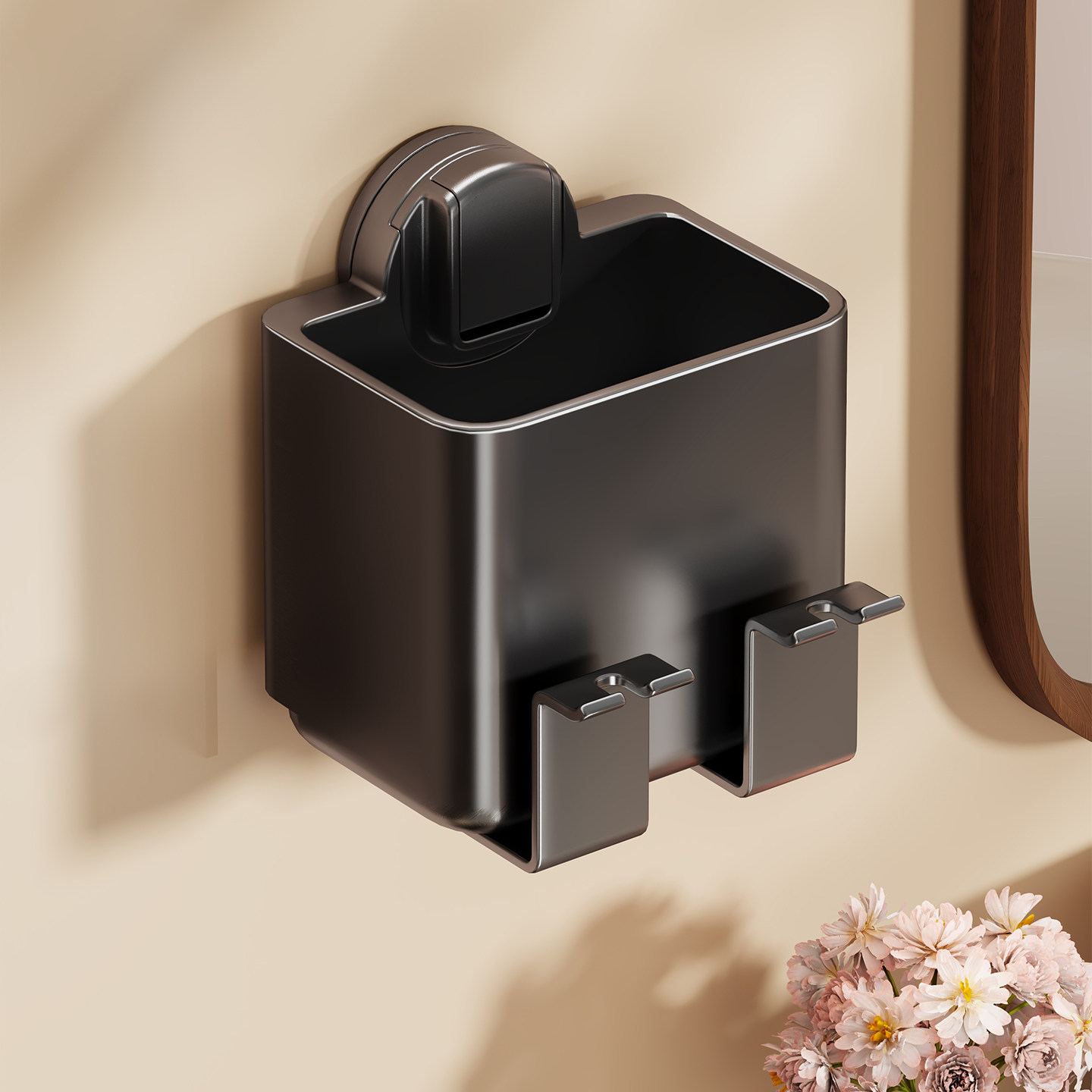 牙刷置物架吸盘卫生间壁挂式牙膏牙杯架免打孔电动牙刷漱口杯架子,家装主材,牙刷牙杯架/漱口杯,淘宝优惠券,粉丝福利购,淘宝优惠卷