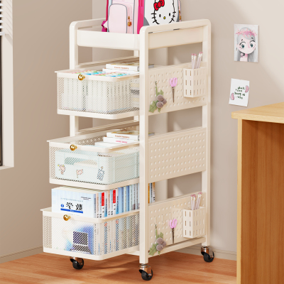 书包置物架落地多层可移动小推车
