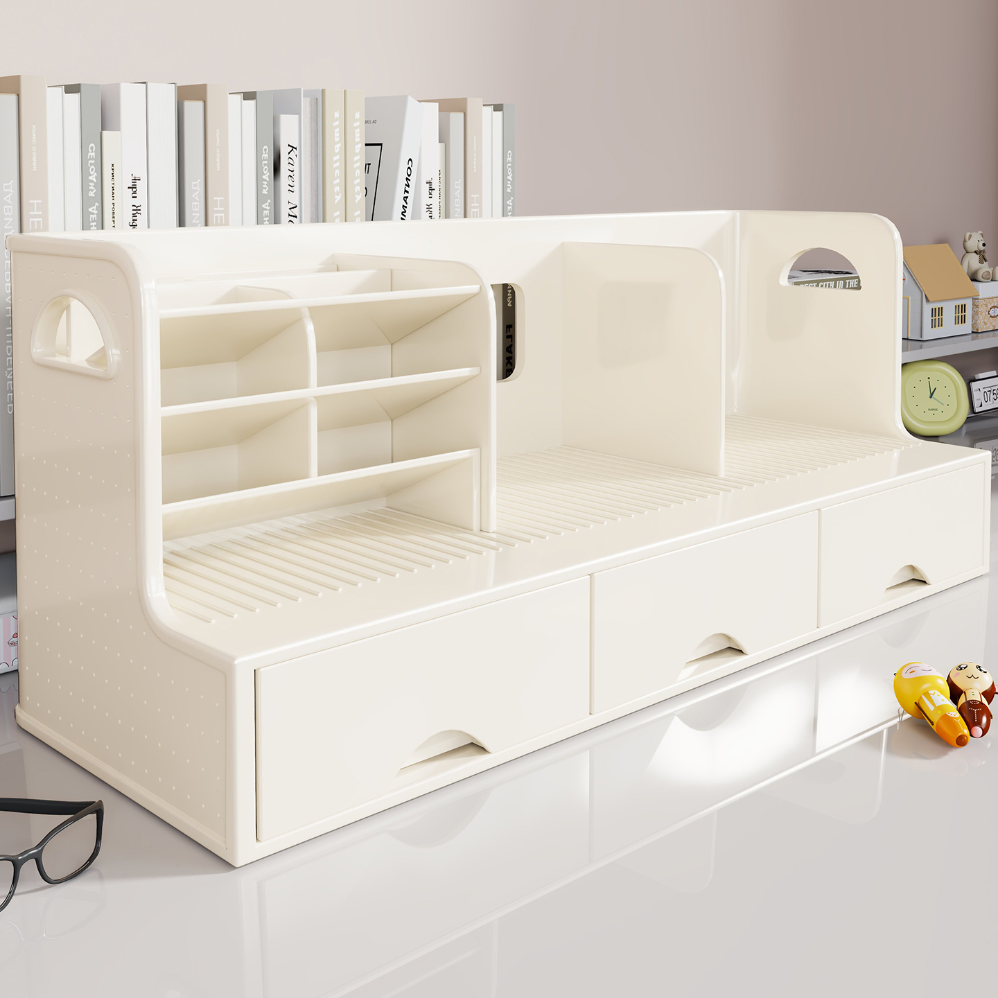 桌面收纳盒学生书桌书立架书架