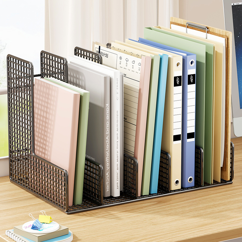 金属文件收纳神器办公桌面文件架