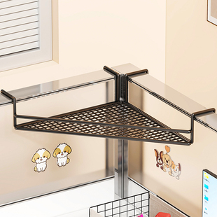 办公室工位挂篮收纳整理架桌面置物架多功能悬挂宿舍桌上台面用品