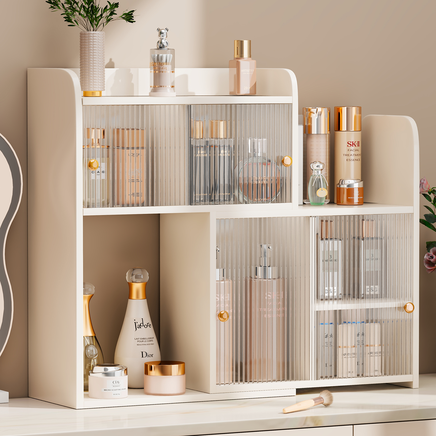 化妆品亚克力收纳盒桌面置物架