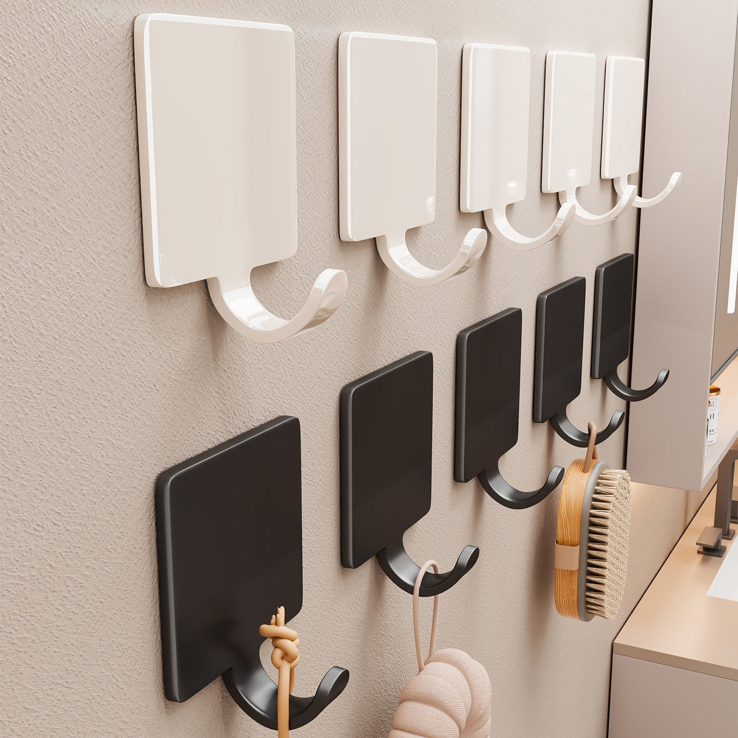 毛巾挂钩卫生间墙上壁挂无痕钩