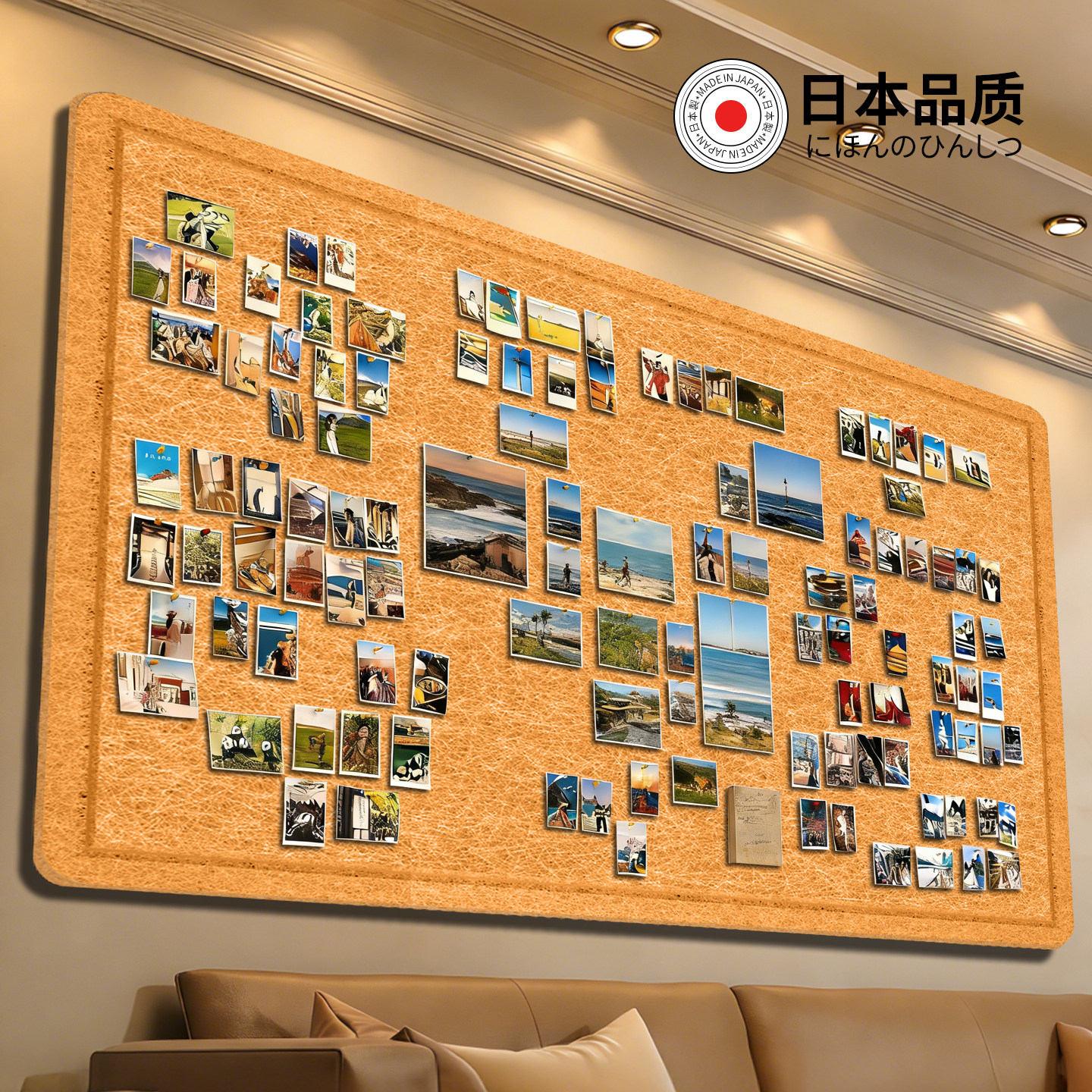 毛毡板墙贴软木板照片墙背景板创意照片墙高级感客厅DIY家庭照片展示墙免打孔毛毡板创意拍立得展示墙文化墙,文具电教/文化用品/商务用品,软木板/照片板/毛毡板,淘宝优惠券,粉丝福利购,淘宝优惠卷