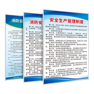 工厂车间管理制度牌标识仓库企业生产宣传标语消防安全标志检查防火用电上墙操作规程员工行为守则警示牌定制