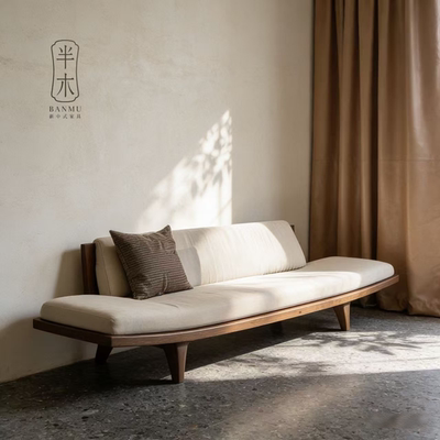 禅意新中式罗汉床美人榻高端定制