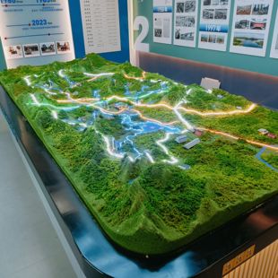 定制做地形地貌沙盘中国地图沙盘农村自建房别墅沙盘智慧农业沙盘