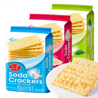 香葱味苏打饼干营养代餐360g奶盐