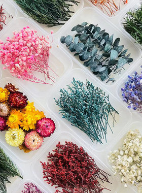 满天星情人草迷你玫瑰永生花diy