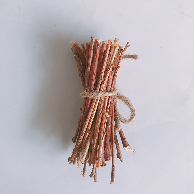 手工diy小捆桦树细树枝天然干枝干花装饰zakka自然系摄影道具摆件_虎窝淘
