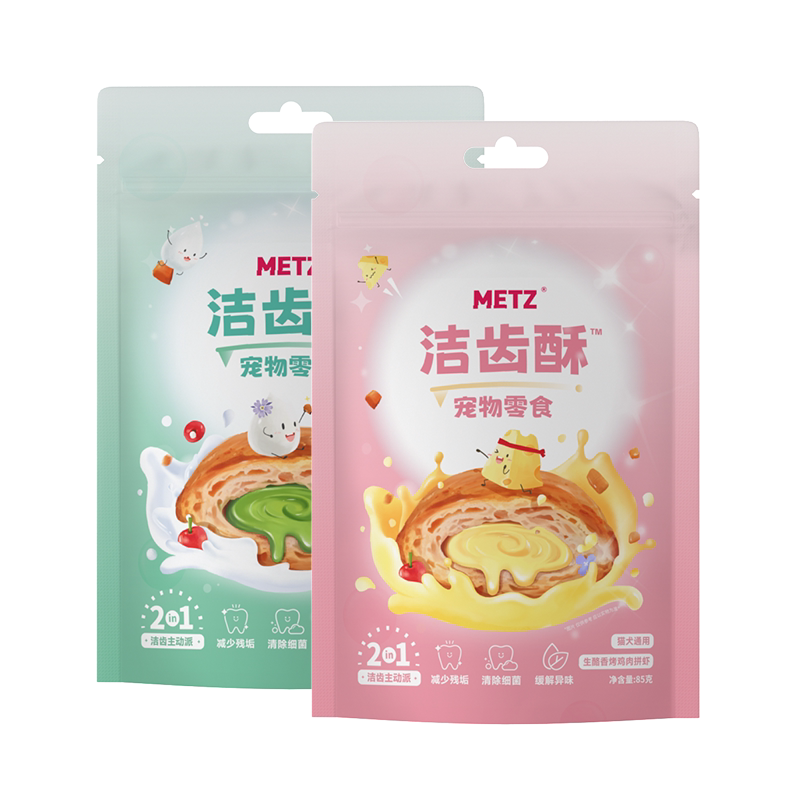 玫斯宠物零食夹心洁齿酥60g