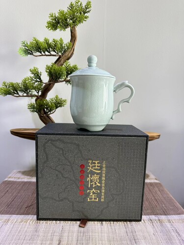 廷怀窑龙头杯定制杯盖无质量问题不退换介意慎拍