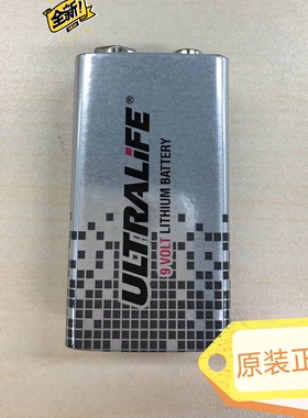 Ultralife 9 Volt Lithium Battery; U9VL-J-P; 1200mAh.电池原装