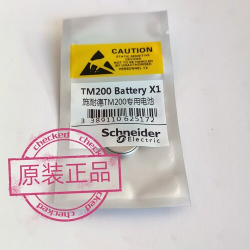 施耐德PLC TM221 M221控制器RTC电池BBCV2  3V LITHIUM RENATA