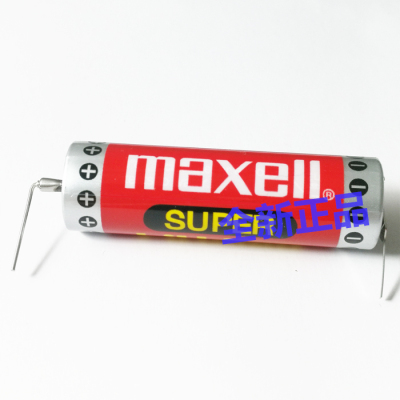 maxell SUPER Lithium ER6(AA)-3.6V 锂电池 全新 带焊脚