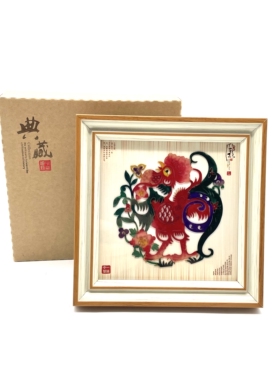 陕西皮影戏十二生肖西安特色工艺礼品摆件装饰画旅游纪念品送老外