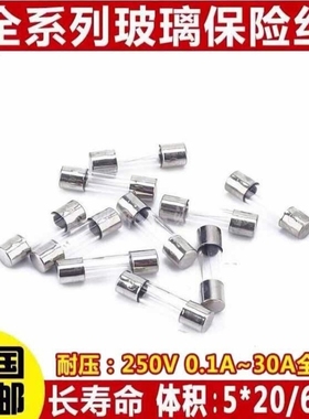 5 F15AL250V 15A 250V 玻璃管保险丝 6*30mm 保险丝童车保险丝