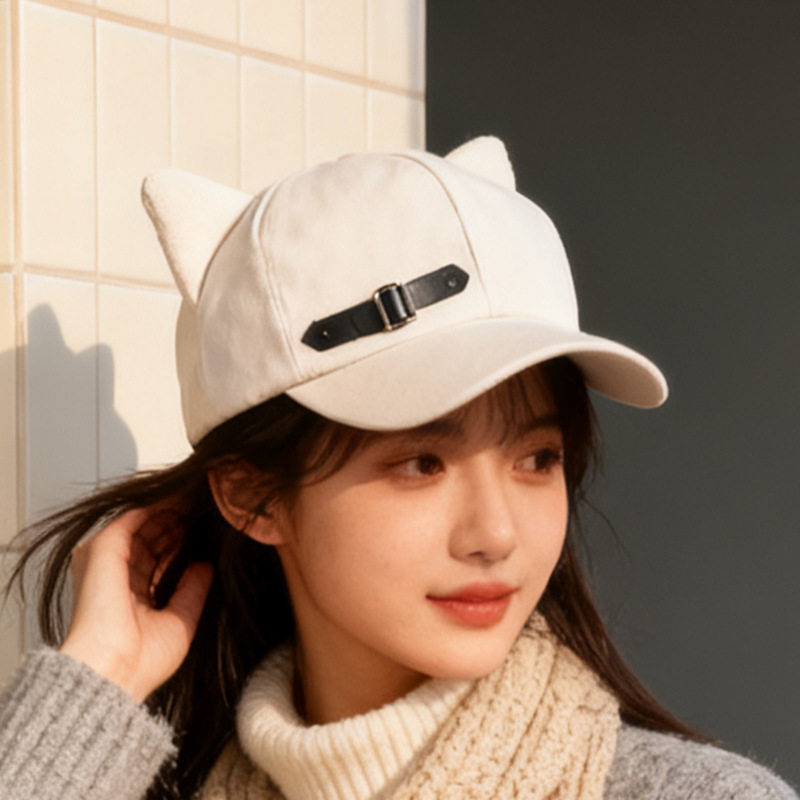 皮扣猫耳朵八角帽女y2k日系二次元可爱鸭舌帽甜美少女个性贝雷帽,服饰配件/皮带/帽子/围巾,帽子,淘宝优惠券,粉丝福利购,淘宝优惠卷